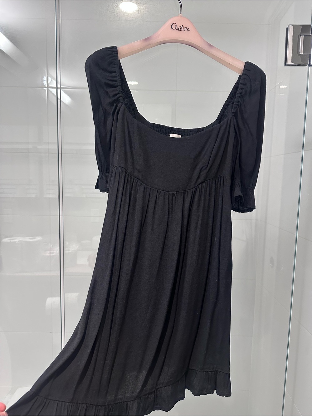 Aritzia Puff-Sleeve Doll Style Dress